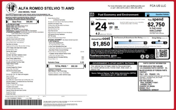 New 2022 Alfa Romeo Stelvio Ti for sale Sold at Pagani of Greenwich in Greenwich CT 06830 28
