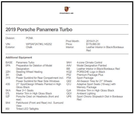 Used 2019 Porsche Panamera Turbo for sale $121,900 at Pagani of Greenwich in Greenwich CT 06830 24