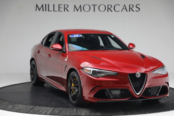 Used 2018 Alfa Romeo Giulia Quadrifoglio for sale $63,900 at Pagani of Greenwich in Greenwich CT 06830 11