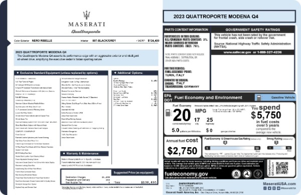 New 2023 Maserati Quattroporte Modena Q4 for sale Sold at Pagani of Greenwich in Greenwich CT 06830 28