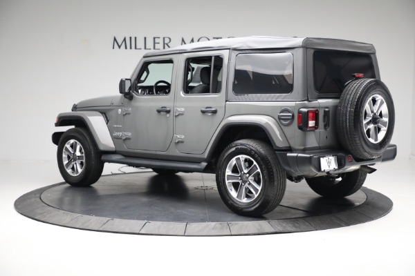 Used 2018 Jeep Wrangler Unlimited Sahara for sale Sold at Pagani of Greenwich in Greenwich CT 06830 4
