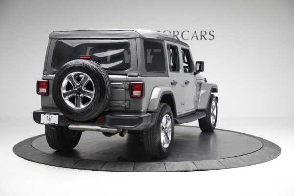 Used 2018 Jeep Wrangler Unlimited Sahara for sale Sold at Pagani of Greenwich in Greenwich CT 06830 7