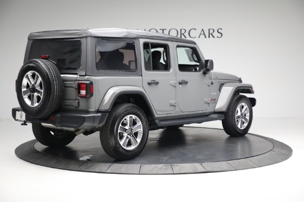 Used 2018 Jeep Wrangler Unlimited Sahara for sale Sold at Pagani of Greenwich in Greenwich CT 06830 8