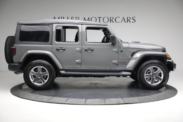 Used 2018 Jeep Wrangler Unlimited Sahara for sale Sold at Pagani of Greenwich in Greenwich CT 06830 9