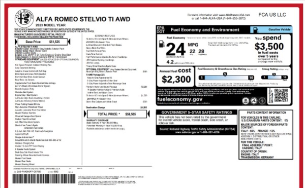 New 2023 Alfa Romeo Stelvio Ti for sale Sold at Pagani of Greenwich in Greenwich CT 06830 28