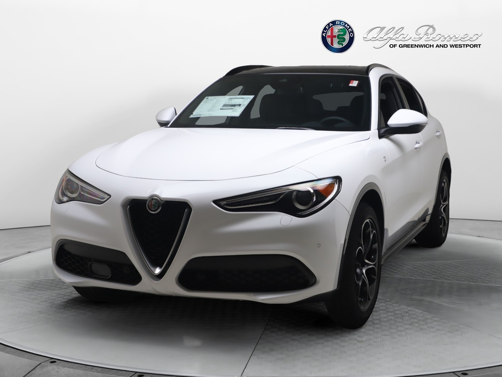 New 2023 Alfa Romeo Stelvio Ti for sale $56,970 at Pagani of Greenwich in Greenwich CT 06830 1