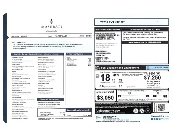 2023 Maserati Levante
