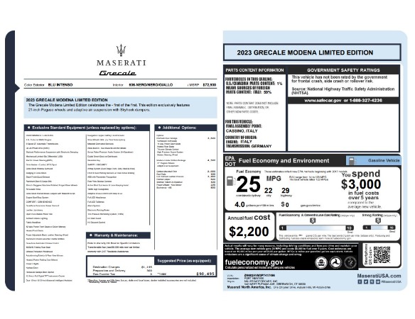 New 2023 Maserati Grecale Modena for sale $79,995 at Pagani of Greenwich in Greenwich CT 06830 24