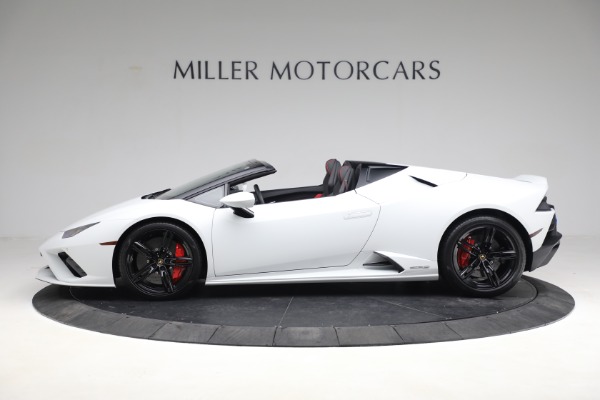 Used 2021 Lamborghini Huracan LP 610-2 EVO Spyder for sale Sold at Pagani of Greenwich in Greenwich CT 06830 3