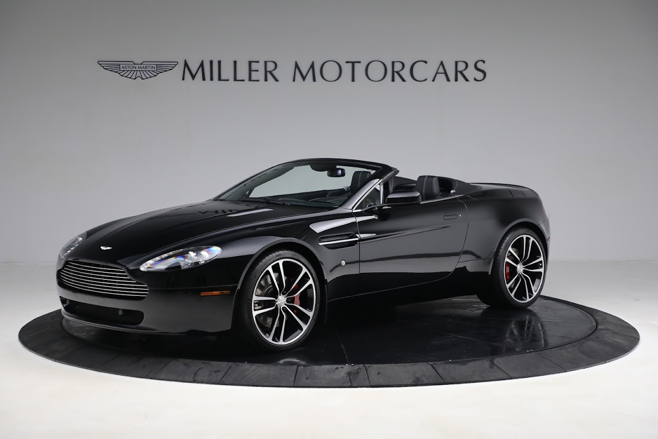 Used 2009 Aston Martin V8 Vantage Roadster for sale Sold at Pagani of Greenwich in Greenwich CT 06830 1