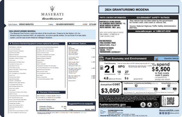 New 2024 Maserati GranTurismo Modena for sale Sold at Pagani of Greenwich in Greenwich CT 06830 23