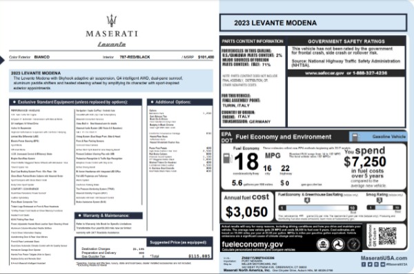 New 2023 Maserati Levante Modena for sale Sold at Pagani of Greenwich in Greenwich CT 06830 23