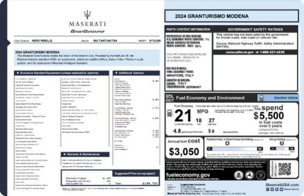 New 2024 Maserati GranTurismo Modena for sale $199,720 at Pagani of Greenwich in Greenwich CT 06830 27
