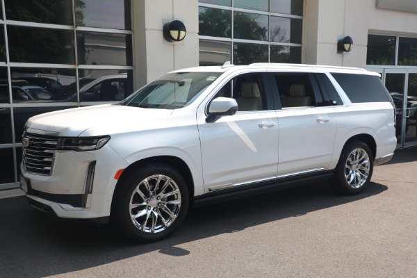 Used 2021 Cadillac Escalade ESV Premium Luxury Platinum for sale Sold at Pagani of Greenwich in Greenwich CT 06830 1