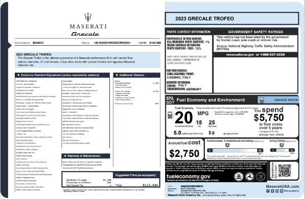 New 2023 Maserati Grecale Trofeo for sale $110,095 at Pagani of Greenwich in Greenwich CT 06830 27