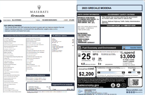 New 2023 Maserati Grecale Modena for sale Sold at Pagani of Greenwich in Greenwich CT 06830 28