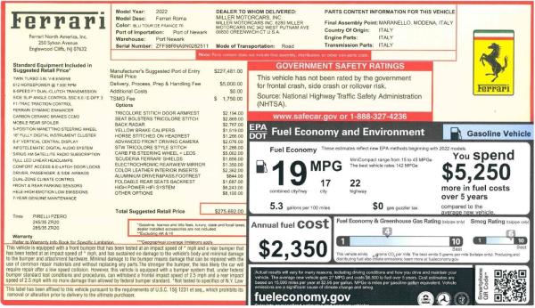 Used 2022 Ferrari Roma for sale Sold at Pagani of Greenwich in Greenwich CT 06830 2