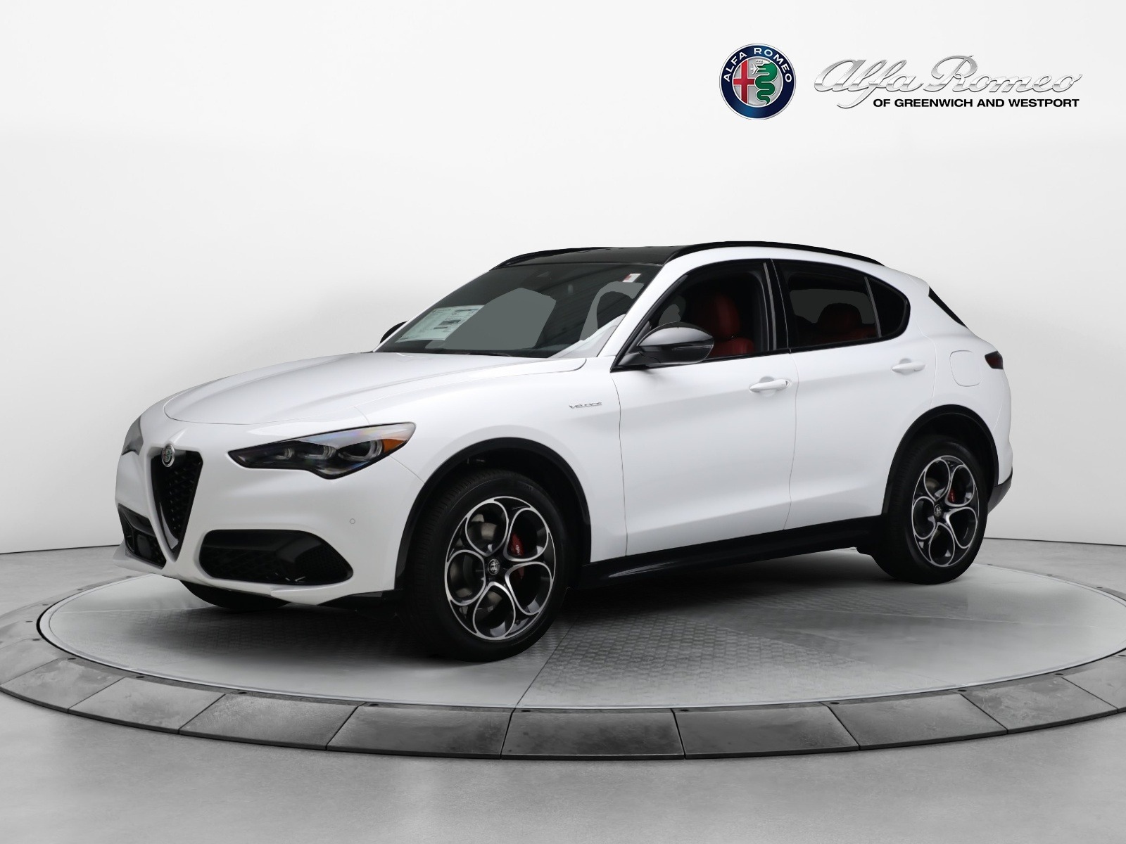 New 2024 Alfa Romeo Stelvio Veloce for sale $57,395 at Pagani of Greenwich in Greenwich CT 06830 1