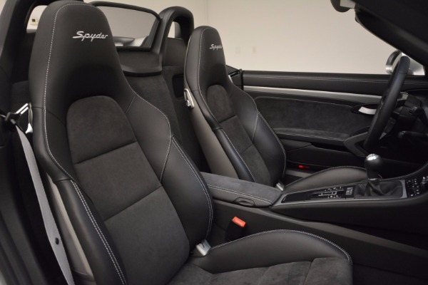 Used 2016 Porsche Boxster Spyder for sale Sold at Pagani of Greenwich in Greenwich CT 06830 25