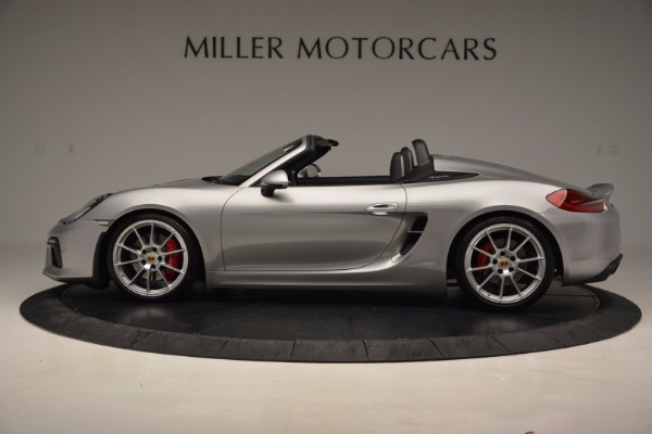 Used 2016 Porsche Boxster Spyder for sale Sold at Pagani of Greenwich in Greenwich CT 06830 3