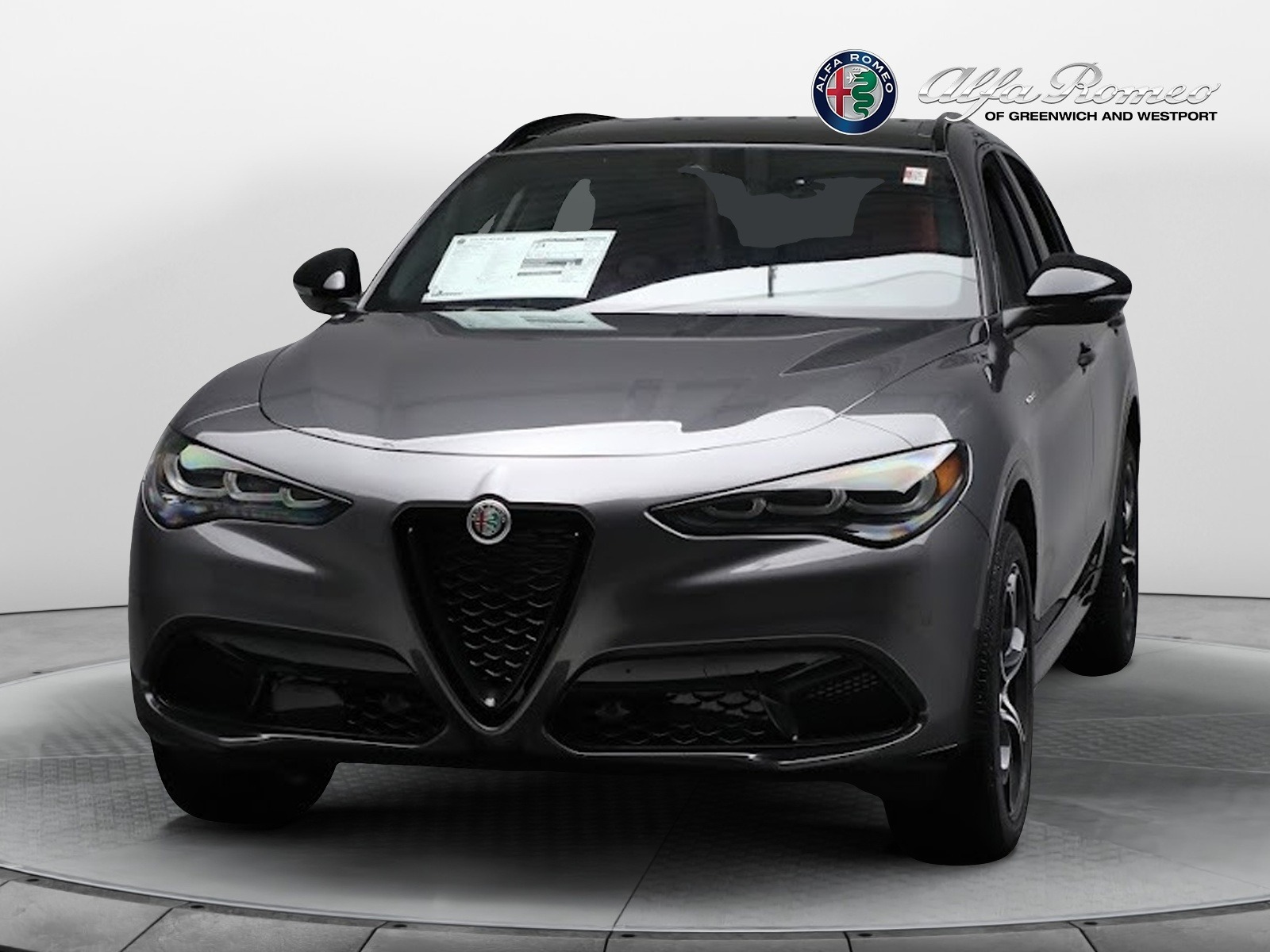 New 2024 Alfa Romeo Stelvio Veloce for sale $58,780 at Pagani of Greenwich in Greenwich CT 06830 1