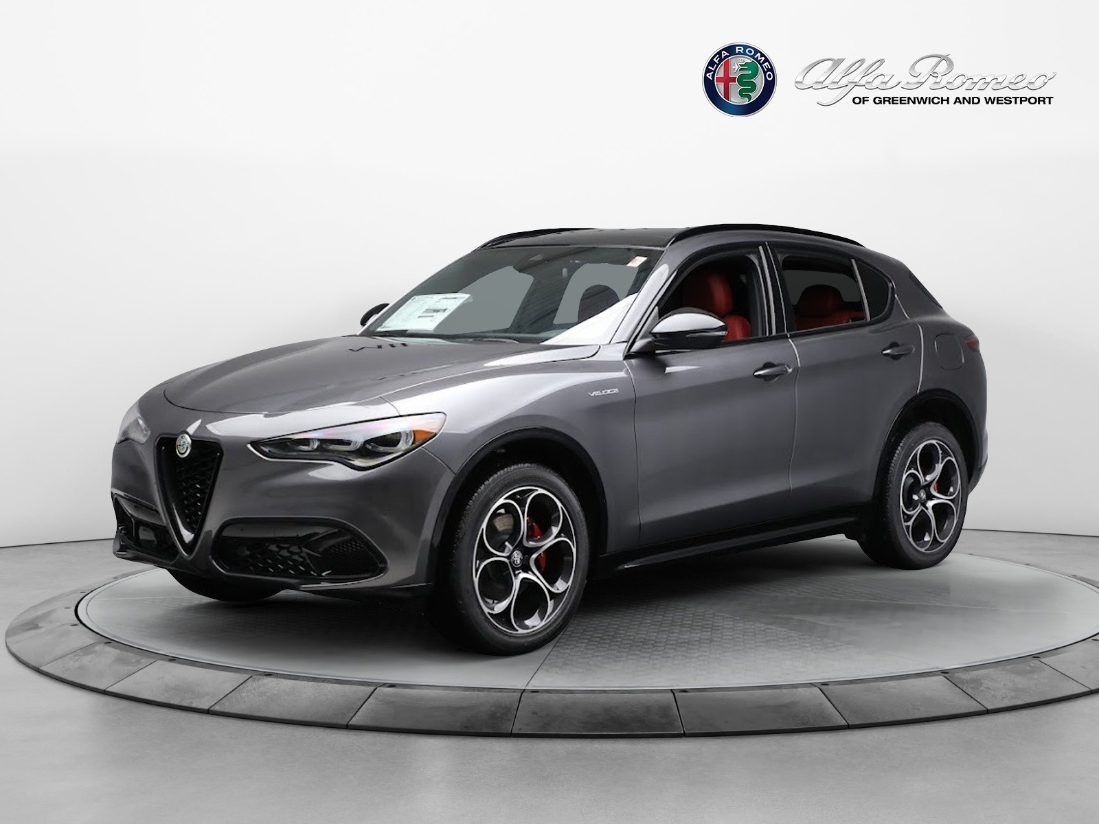 New 2024 Alfa Romeo Stelvio Veloce for sale $58,780 at Pagani of Greenwich in Greenwich CT 06830 1