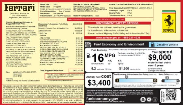 Used 2023 Ferrari F8 Spider for sale Sold at Pagani of Greenwich in Greenwich CT 06830 2