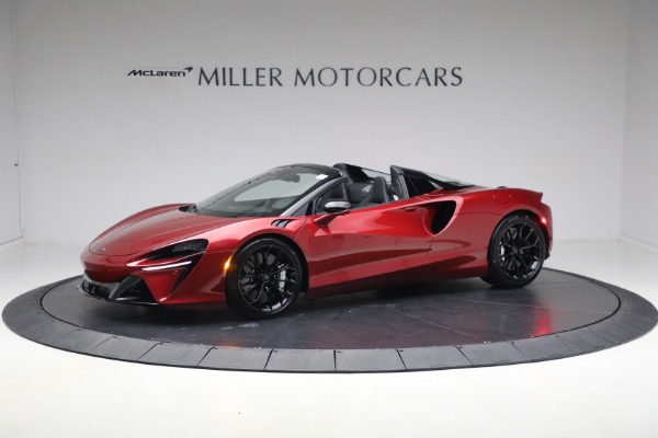 New 2025 McLaren Artura Spider TechLux for sale $331,008 at Pagani of Greenwich in Greenwich CT 06830 2