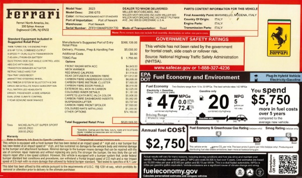 Used 2023 Ferrari 296 GTS for sale Sold at Pagani of Greenwich in Greenwich CT 06830 2