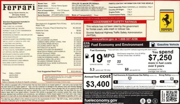 Used 2024 Ferrari Roma Spider for sale $302,900 at Pagani of Greenwich in Greenwich CT 06830 2