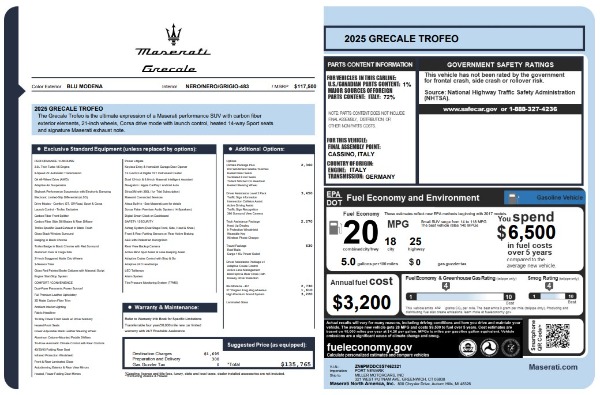 New 2025 Maserati Grecale Trofeo for sale Sold at Pagani of Greenwich in Greenwich CT 06830 27