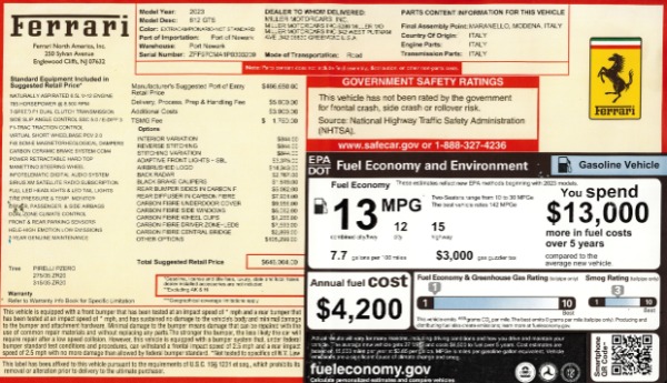 Used 2023 Ferrari 812 GTS for sale Sold at Pagani of Greenwich in Greenwich CT 06830 2