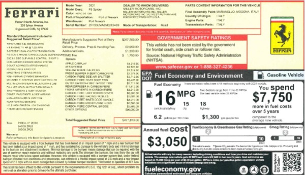 Used 2021 Ferrari F8 Spider for sale Sold at Pagani of Greenwich in Greenwich CT 06830 2