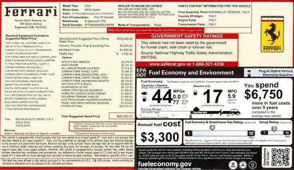 Used 2024 Ferrari SF90 Spider for sale $575,900 at Pagani of Greenwich in Greenwich CT 06830 2