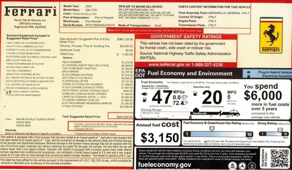 Used 2024 Ferrari 296 GTS for sale Sold at Pagani of Greenwich in Greenwich CT 06830 2