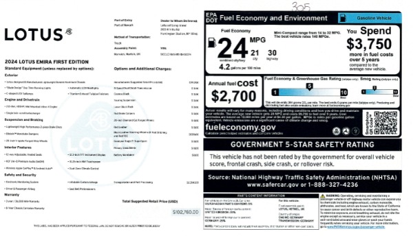 Used 2024 Lotus Emira I4 First Edition for sale $88,900 at Pagani of Greenwich in Greenwich CT 06830 28