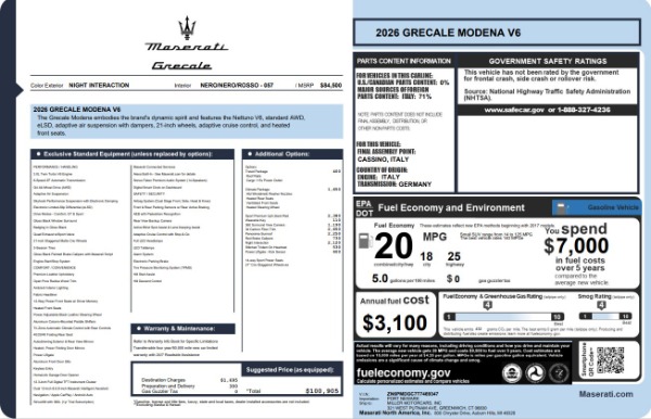 2026 Maserati Grecale