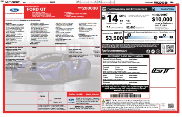 Used 2021 Ford GT for sale Call for price at Pagani of Greenwich in Greenwich CT 06830 2